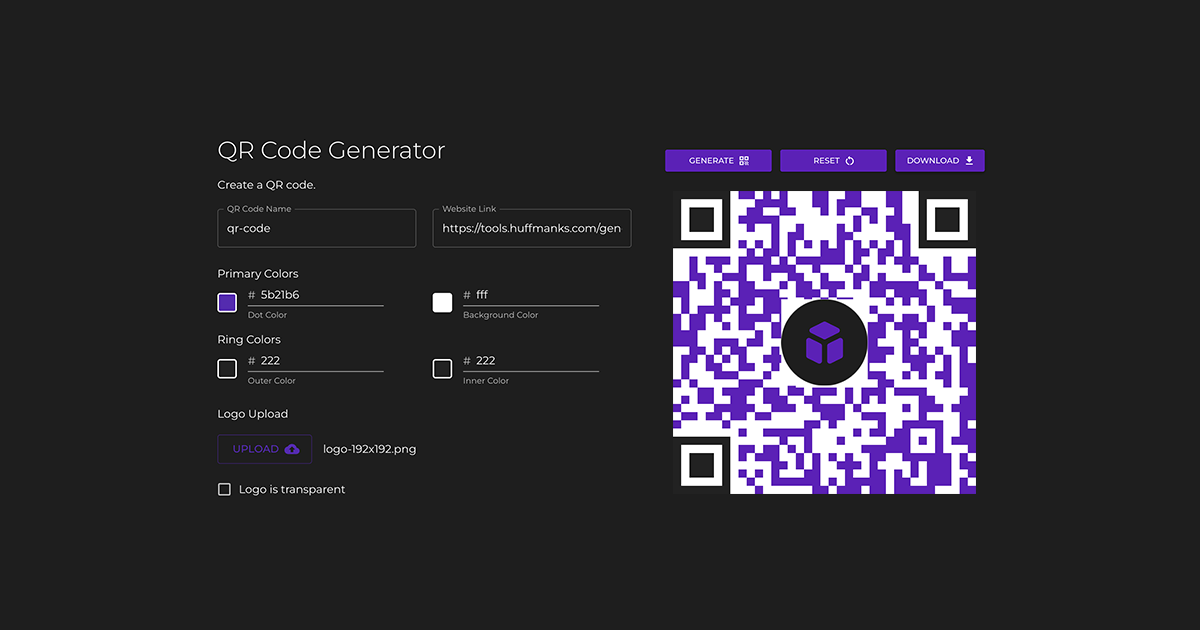 QR Code Generator | Stratools